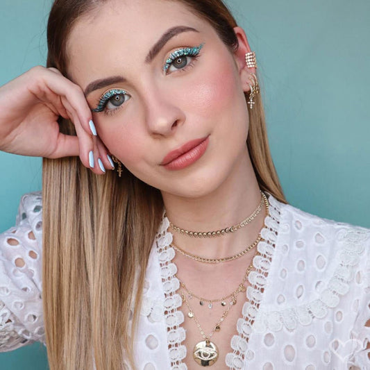 Choker Folhinhas Folheado a Ouro 18k Kendal Piuka