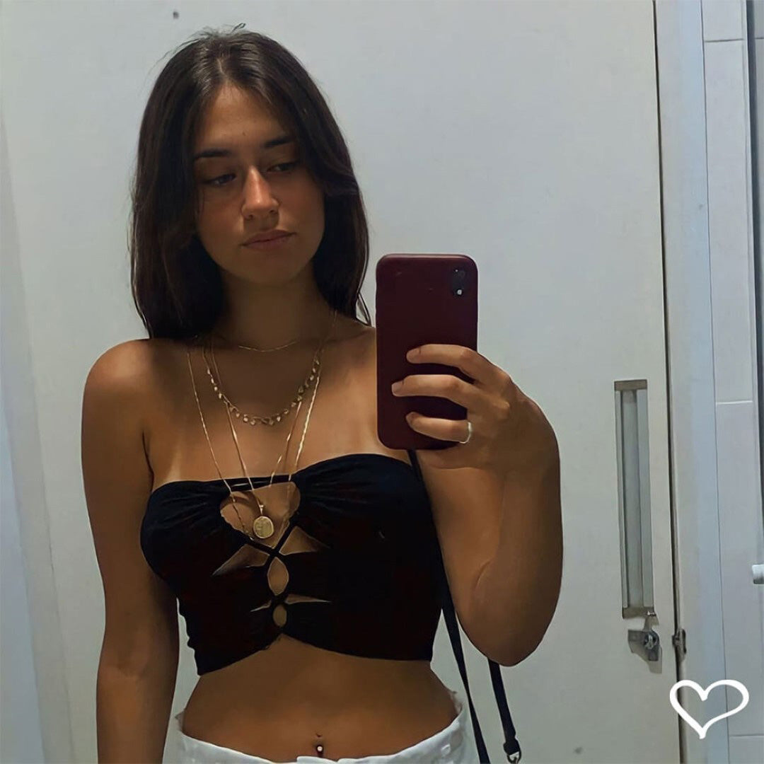 Mix de Colares Barbara Medalha São Bento Folheado a Ouro 18k Piuka
