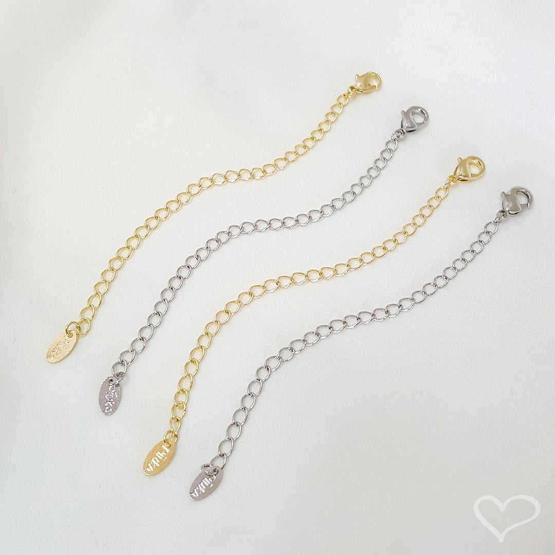 Extensor de Corrente Piuka Folheado a Ouro 18k