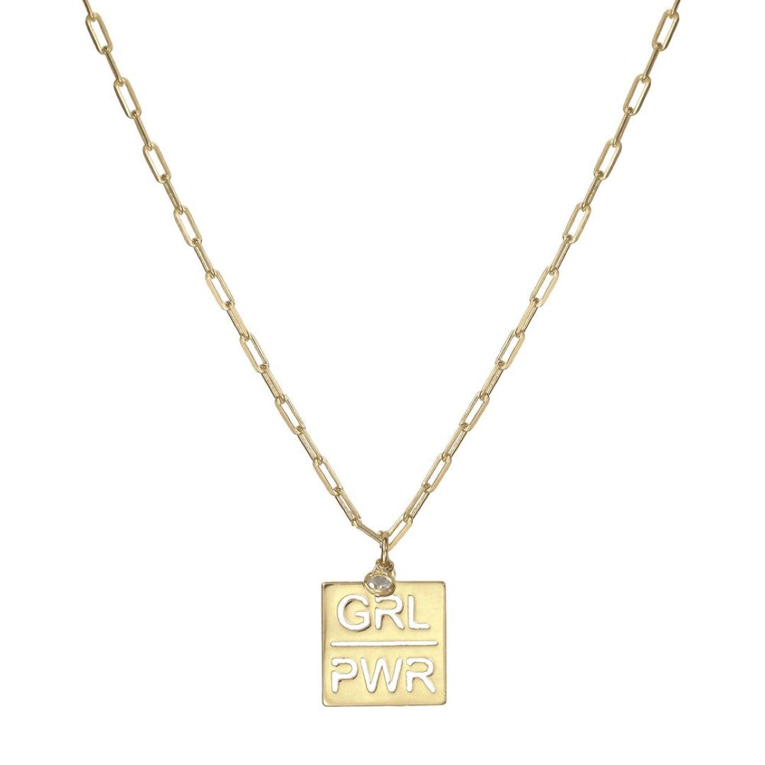 Colar Piuka Girl Power Folheado a Ouro 18k
