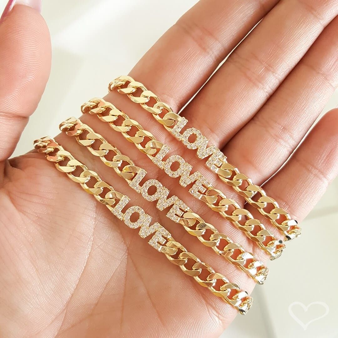 Choker Zircônias Folheada a Ouro 18k Kel Love