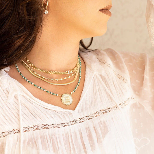 Choker Elos Português Folheado a Ouro 18k Dakota