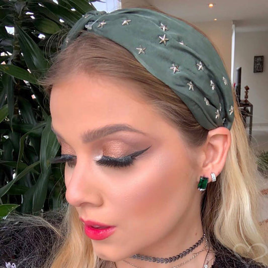 Brinco Argolinha Pri P Duas Fileiras Zircônias Folheado em Ródio Branco