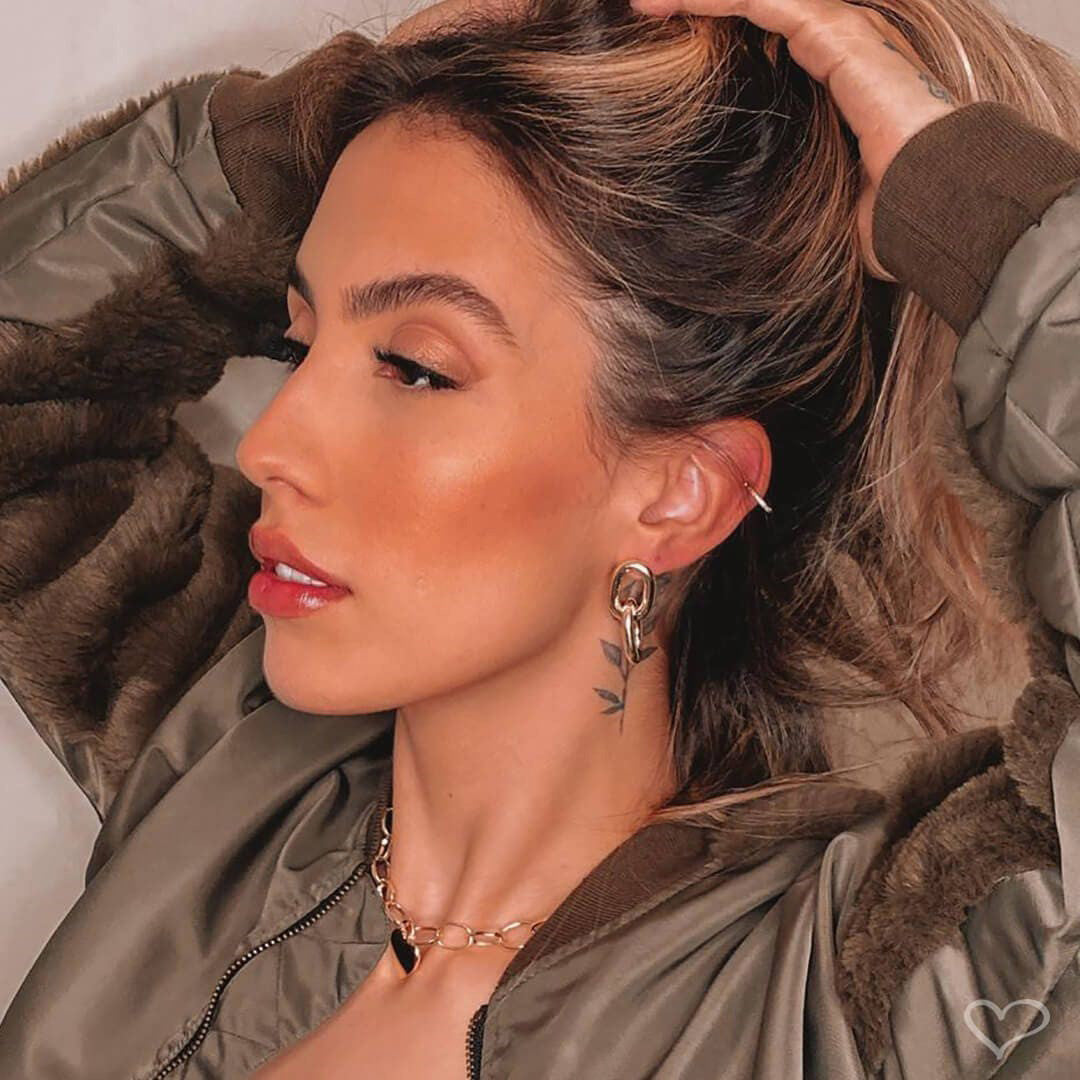 Piercing de Furo Piuka Argola P Reilly Zircônia Dourado