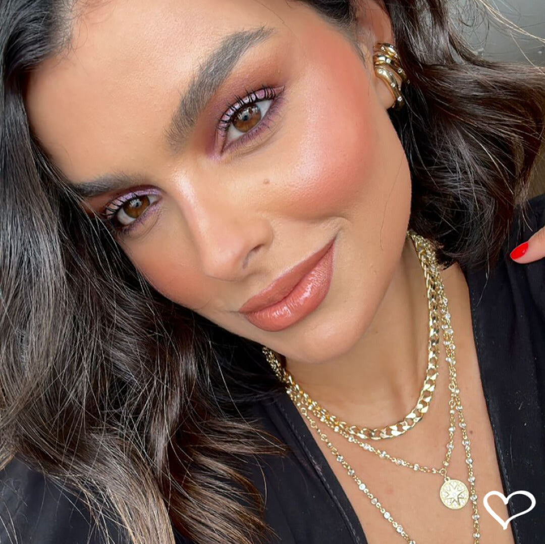 Choker Piuka Raiza Elos Grumet Folheada a Ouro 18k
