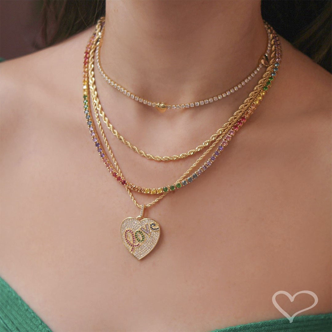Colar Curto Paula Cordão Baiano Folheado a Ouro 18k