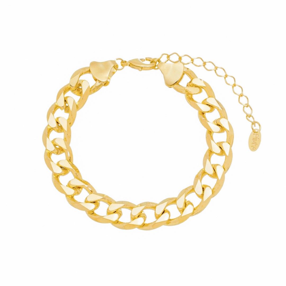 Pulseira Folheada a Ouro 18k Elos Grumet Cami