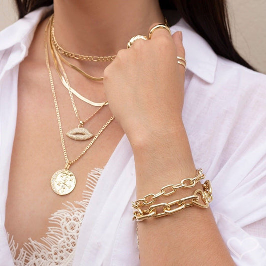 Choker Piuka Yanca Elos Folheado a Ouro 18k