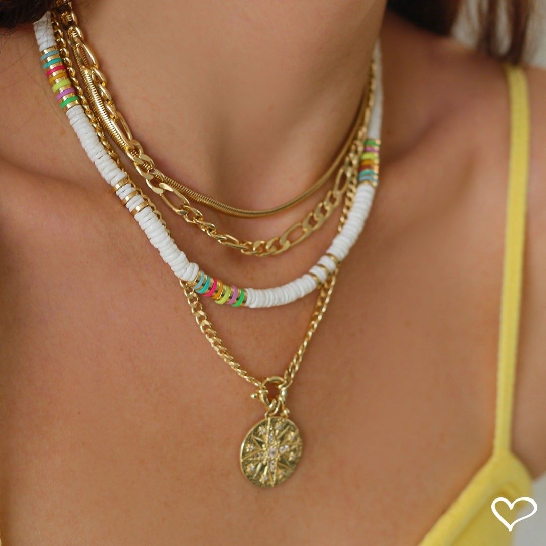 Choker Piuka Yanca Elos Folheado a Ouro 18k