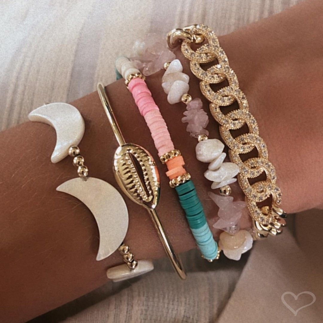 Pulseira Folheada a Ouro 18k Elos Groumet Zircônias Yumi