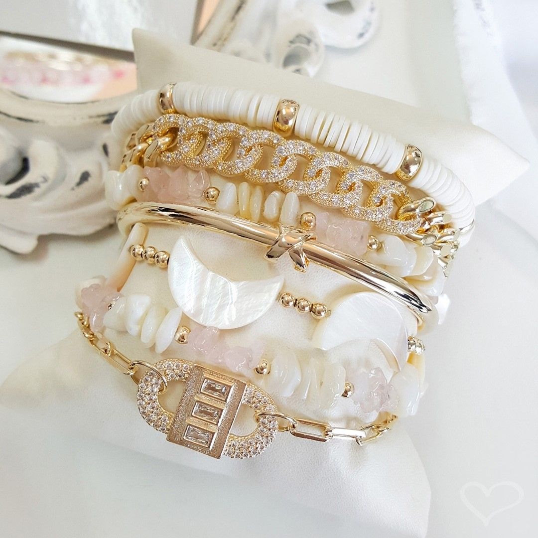 Pulseira Folheada a Ouro 18k Elos Groumet Zircônias Yumi