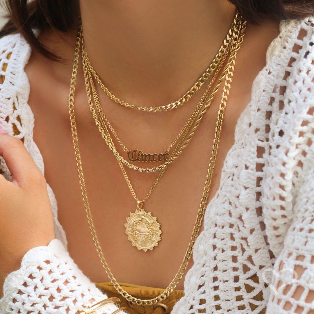 Choker Piuka Frida Elos Groumet Folheado a Ouro 18k