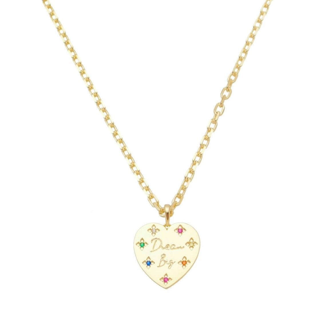 Colar Feminino Beatrice Dream Big Zircônias Coloridas Folheado a Ouro 18k
