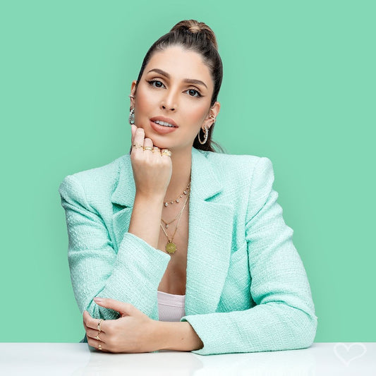 Colar de 2 Voltas Medalha Be You Zircônia Folheado a Ouro 18k