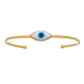 Bracelete Piuka July Olho Grego Folheado a Ouro 18k