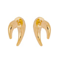 Brinco Piuka Becky Vintage Geométrico Folheado a Ouro 18k