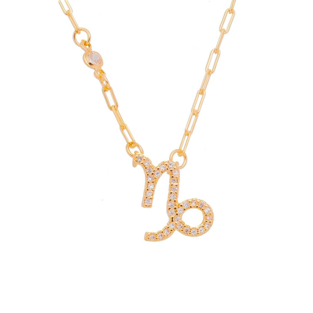 Colar de Signos Zircônias Folheado a Ouro 18k