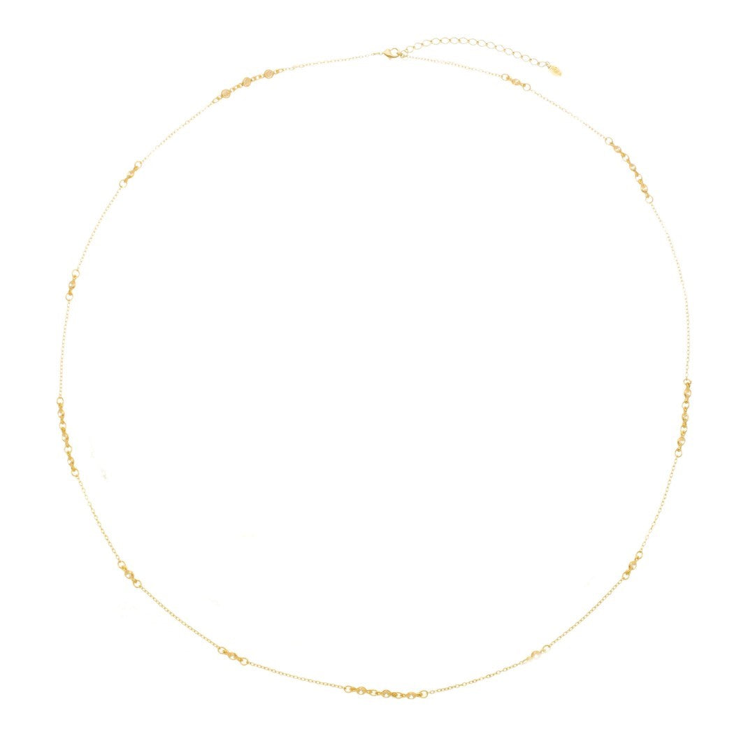 Belly Chain Piuka Lika Zircônias Folheado a Ouro 18k