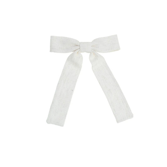 Laço de Cabelo Nat Linho Off White