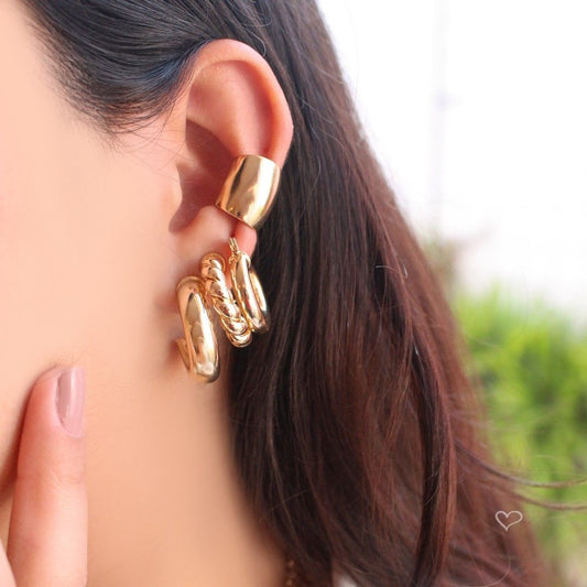 Piercing de Encaixe Wendy Folheado a Ouro 18k