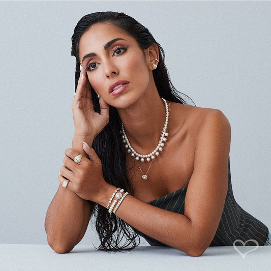 Anel Vintage Talita Zircônias Folheado a Ouro 18k