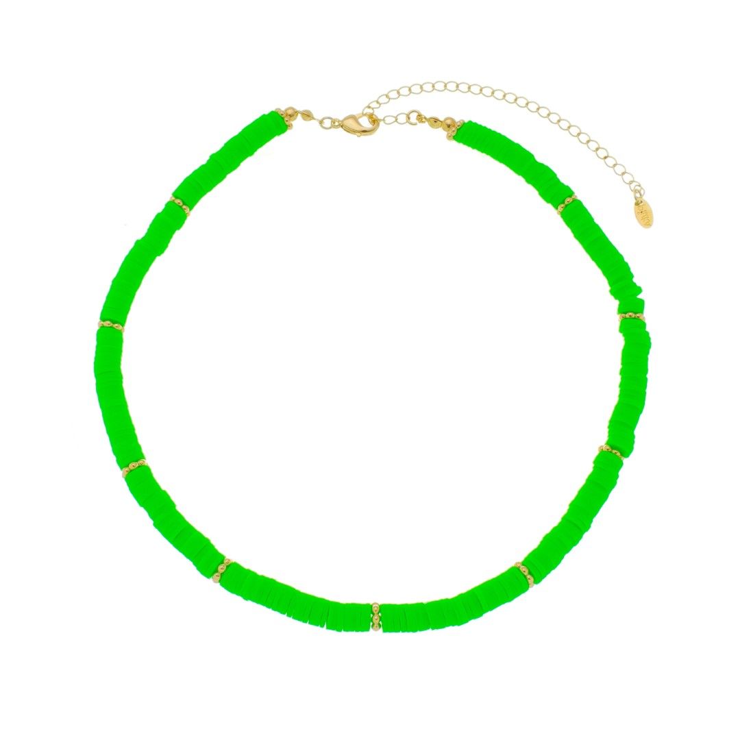 Choker Mari Fimos Verde