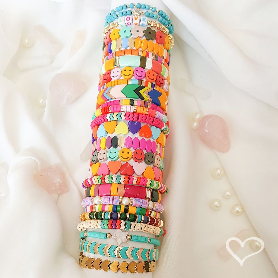 Pulseira Liza Resina Pink