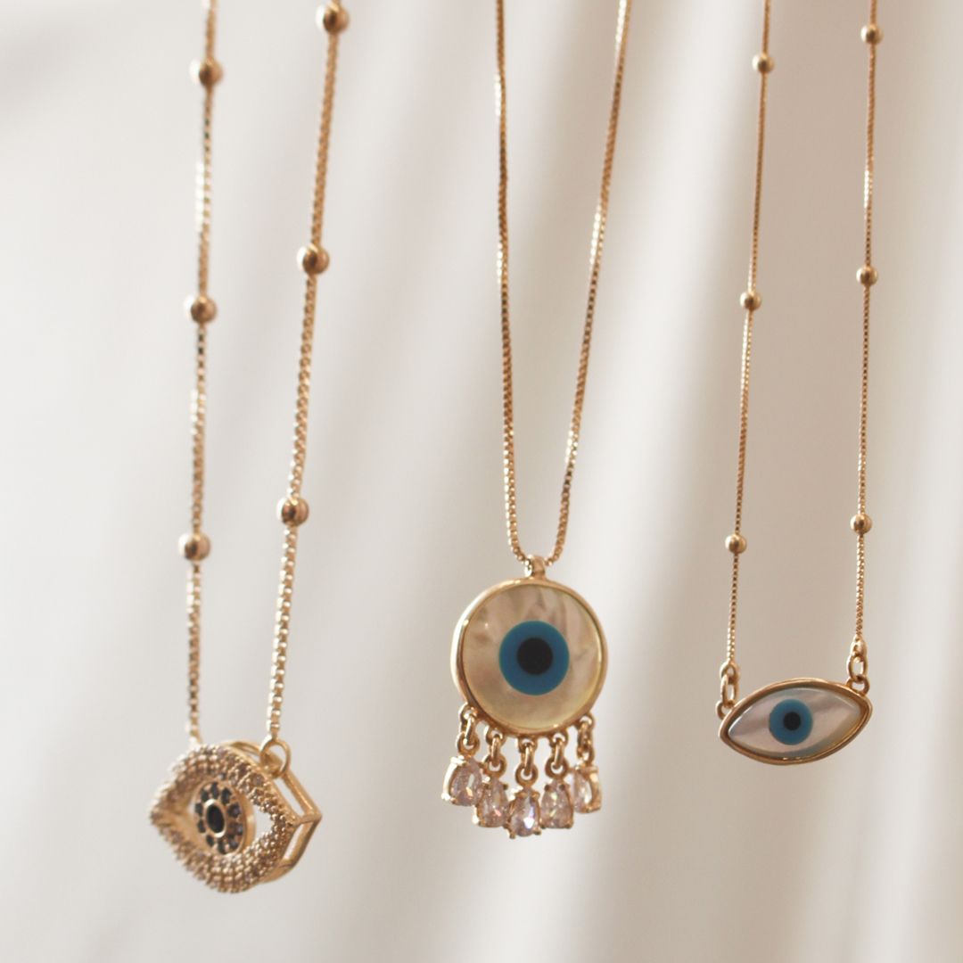 Anel Sara Zircônias Baguetes Coloridas Folheado a Ouro 18k