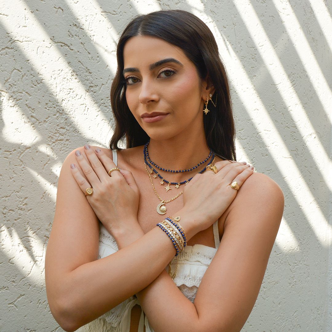 Pulseira Celeste Lápis-lazúli