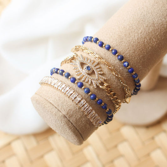 Pulseira Celeste Lápis-lazúli