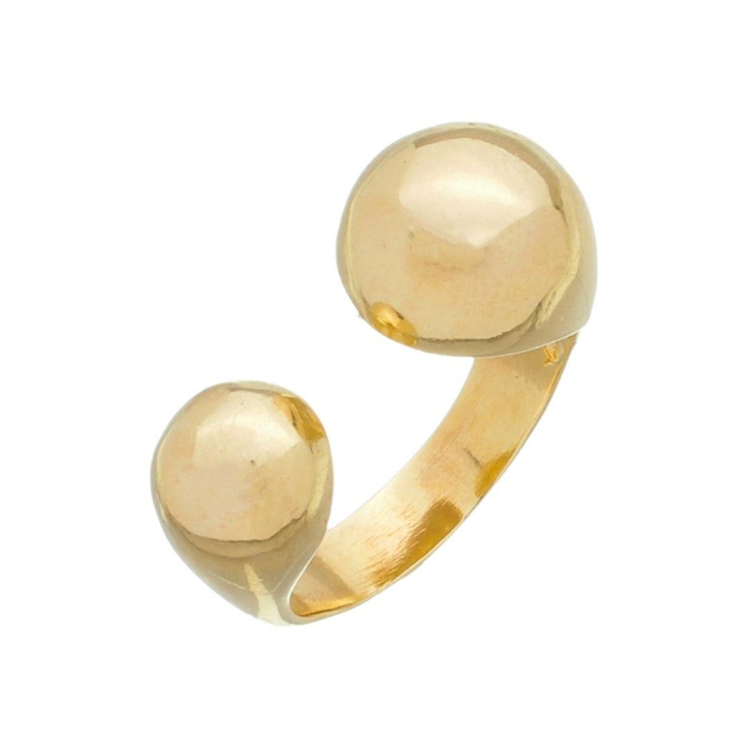 Anel Ajustável Lika Folheado a Ouro 18k