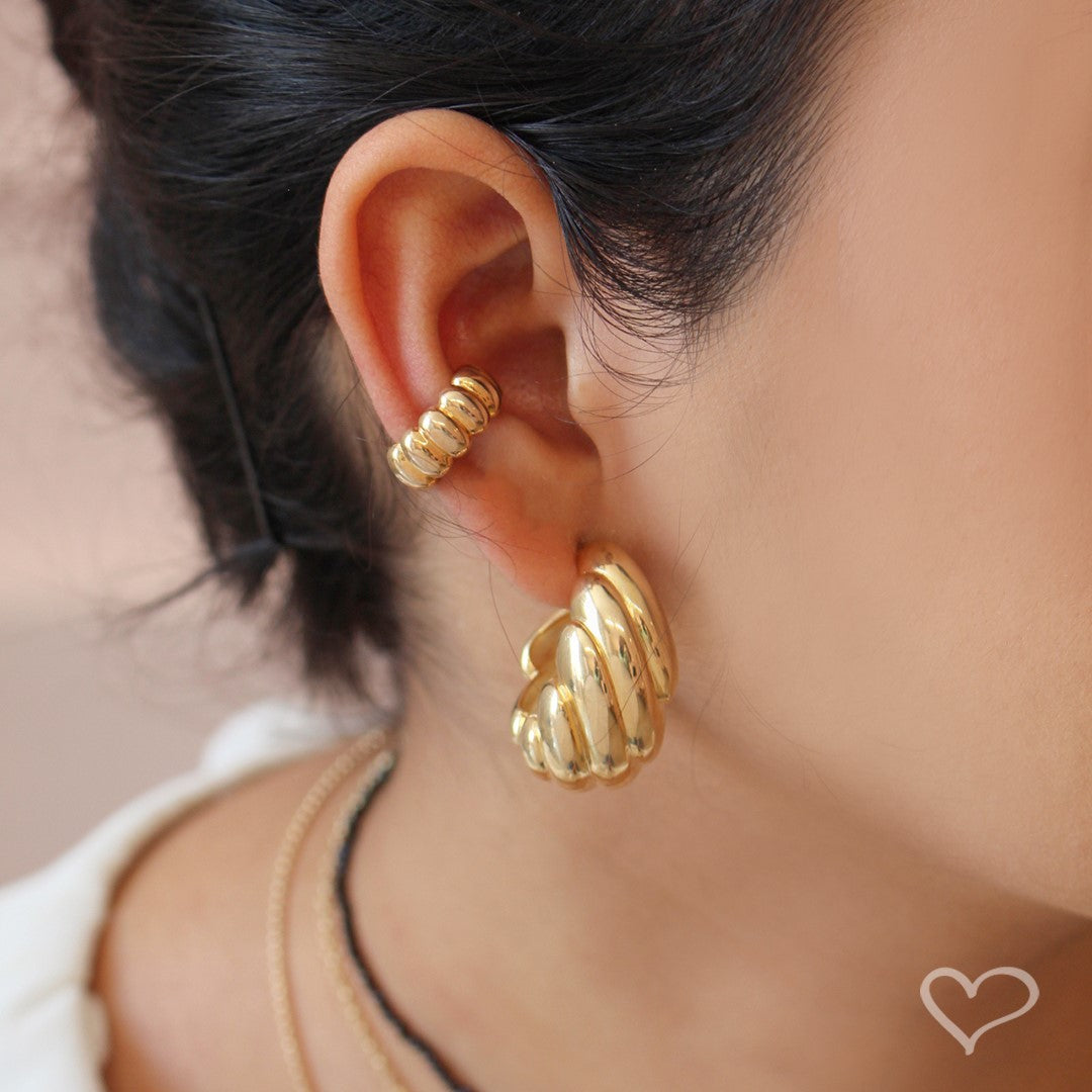 Piercing de Encaixe Lara Folheado a Ouro 18k