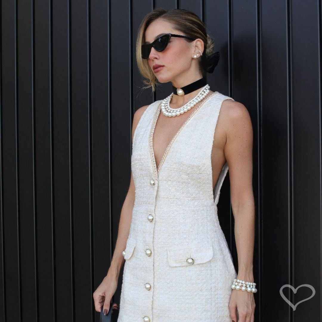 Trio de Brincos Pérolas Folheado em Ródio Branco