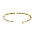 Bracelete Maya Bolinhas Folheado a Ouro 18k