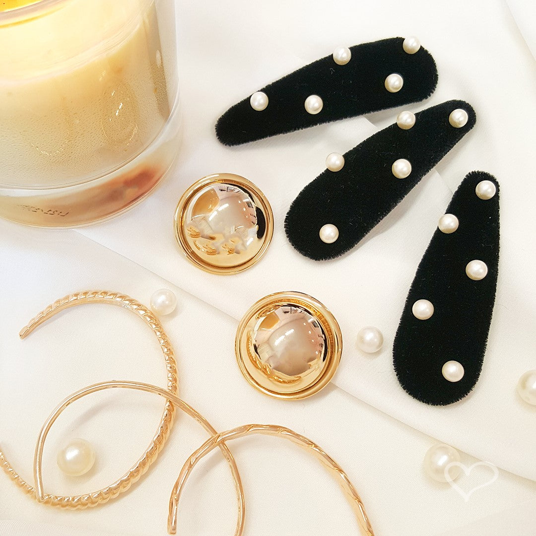 Brinco de Botão Luara Dourado