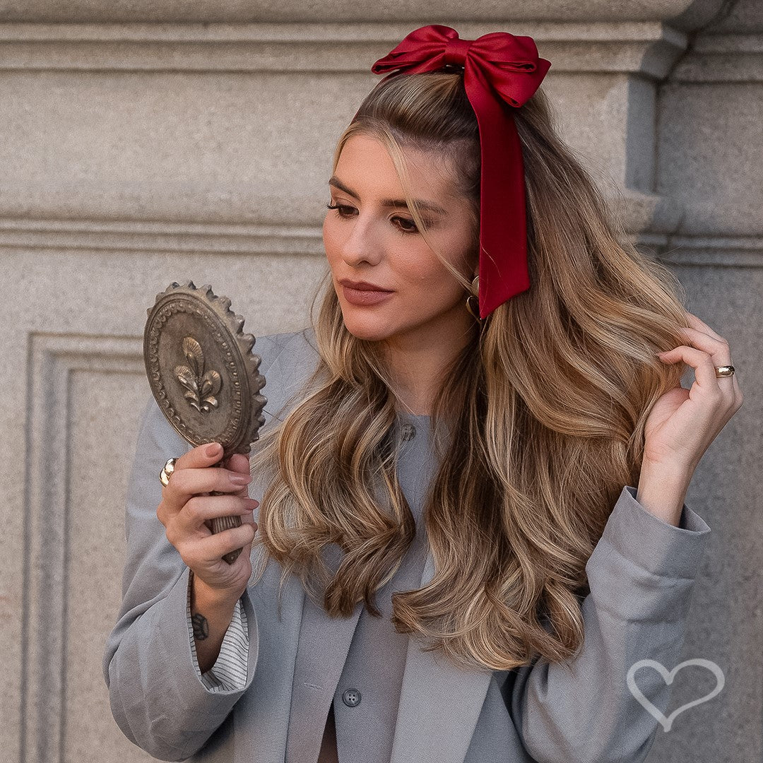 Laço de Cabelo Dani Crepe Amanda Cherry