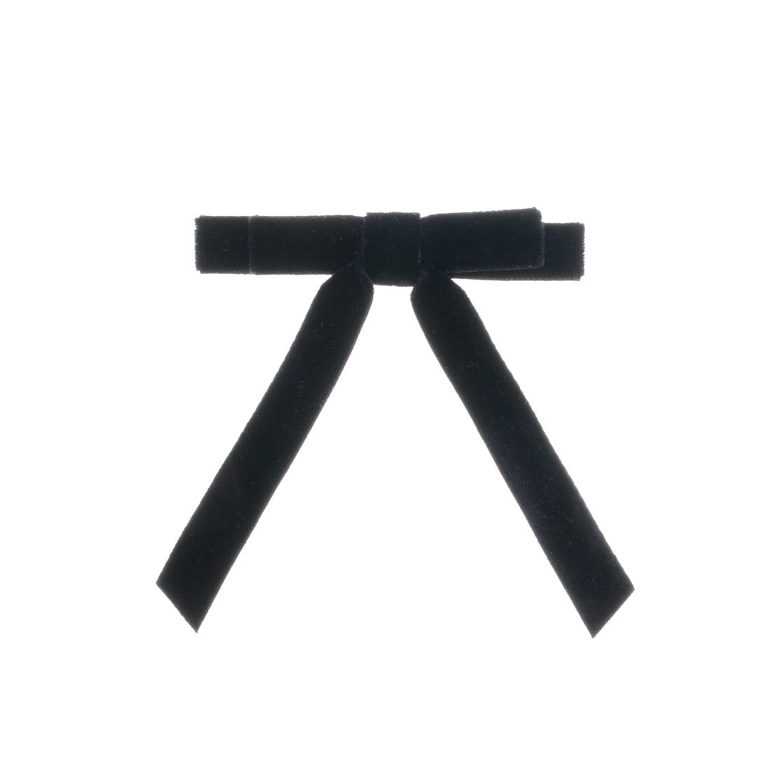 Laço de Cabelo Infantil Antonella Fita Veludo Preto