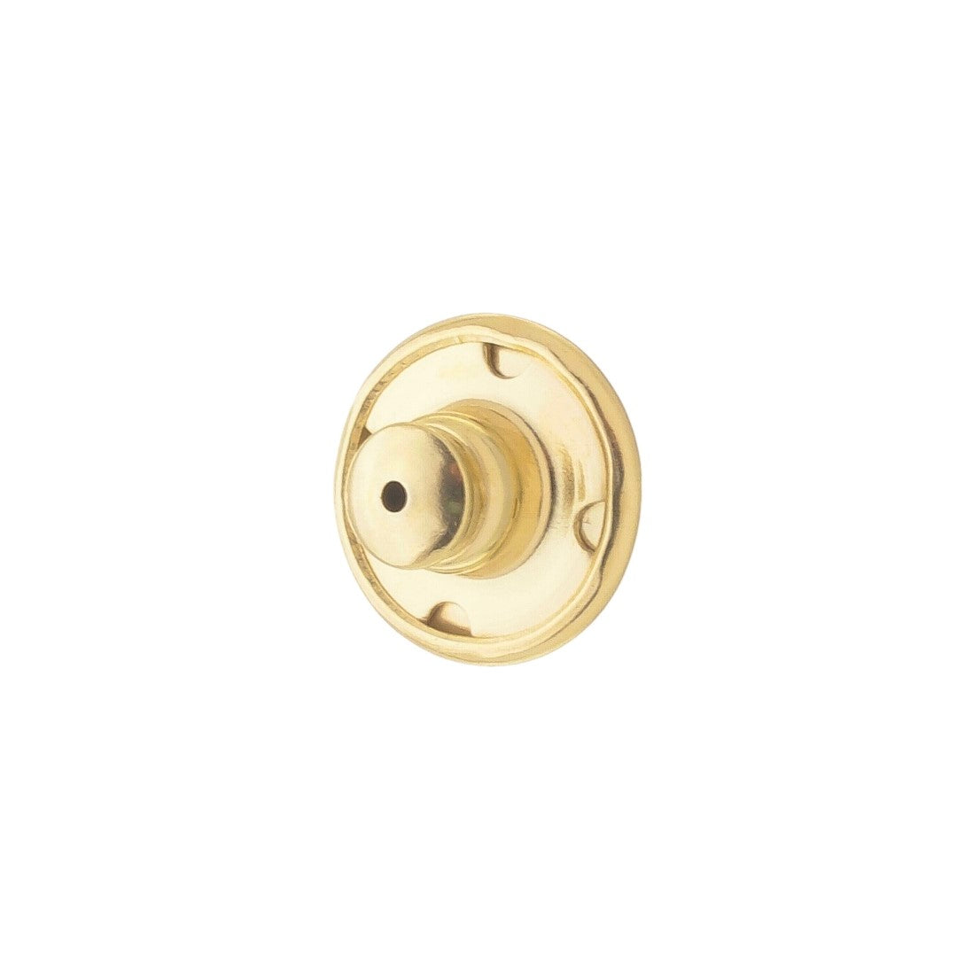 Tarraxa Americana Piuka Folheada a Ouro 18k