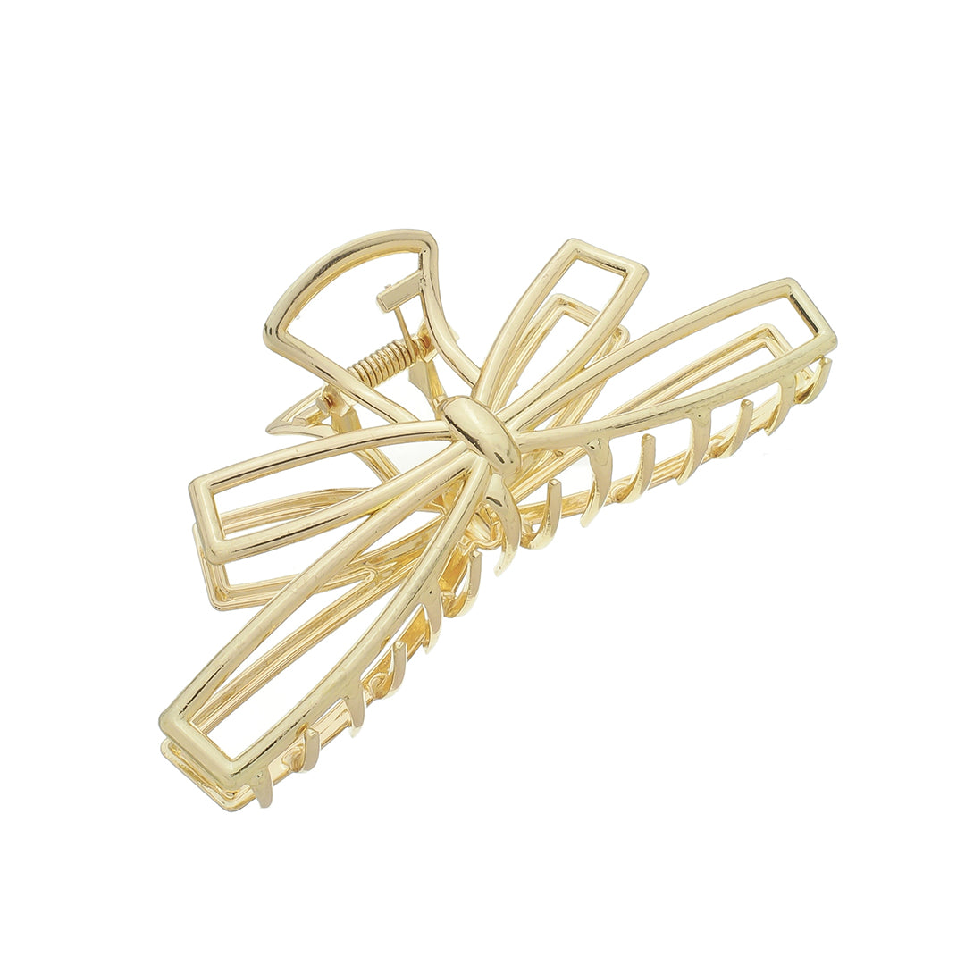 Piranha Metal Grande Laço Dourada