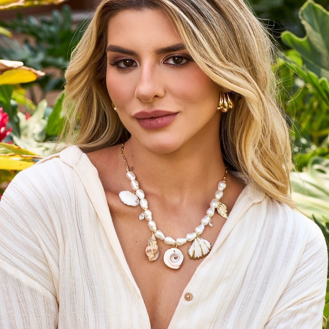 Brinco Argola Gota Carol Folheado a Ouro 18k