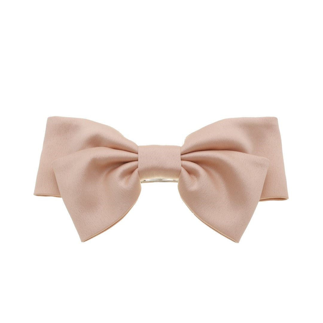 Laço de Cabelo Lais Crepe Acetinado Rose