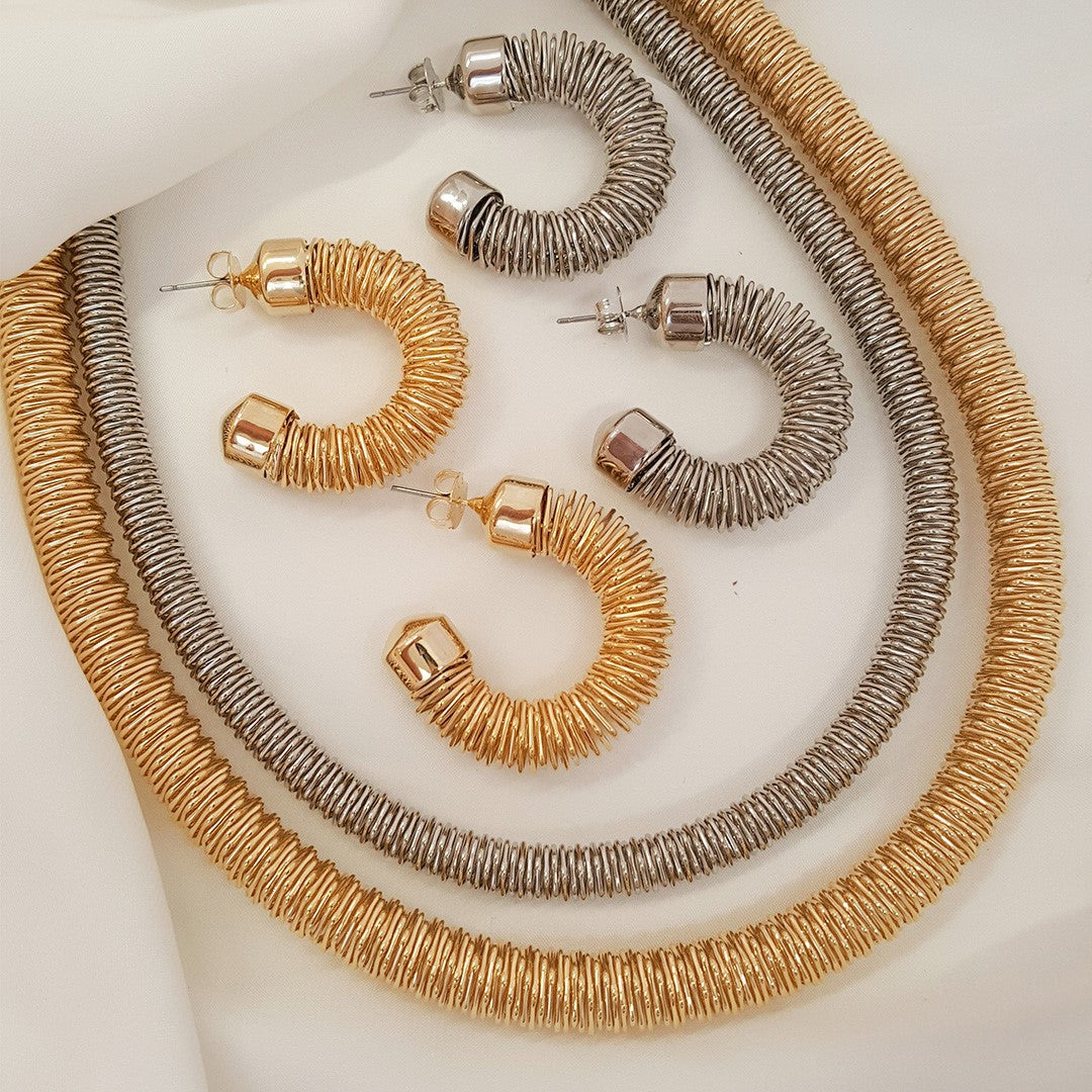 Brinco Argola Mola Bruna Prata