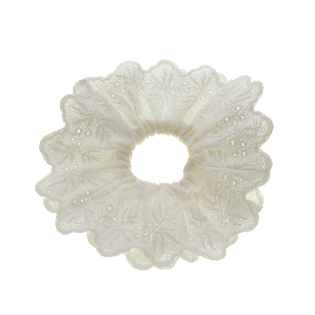 Scrunchie/lacinho Laise Branco