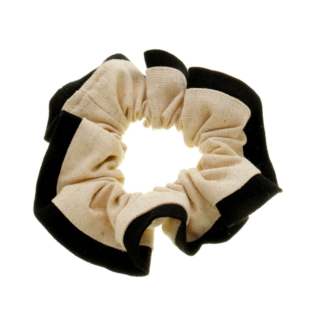 Scrunchie/lacinho Linho Off White