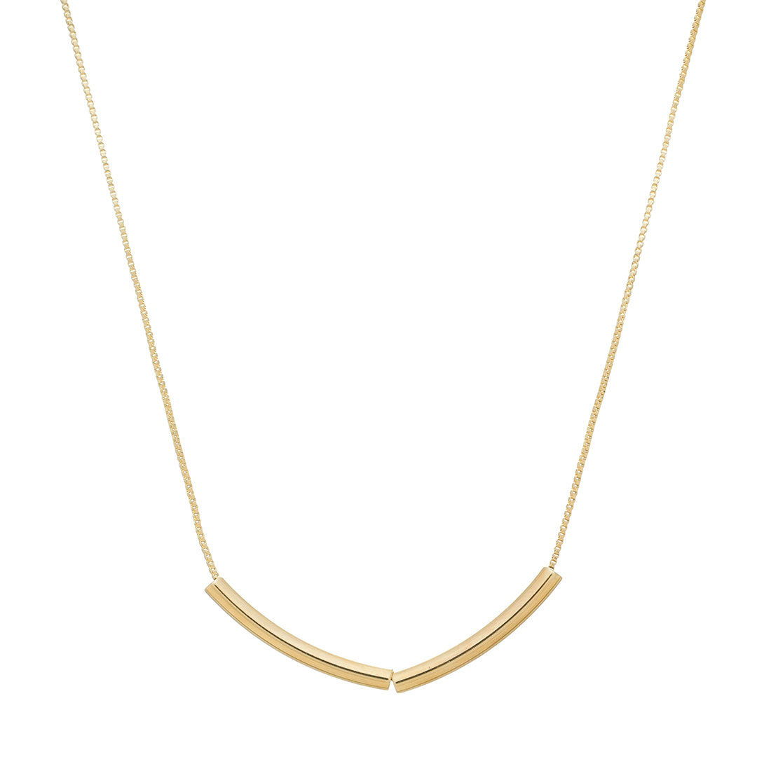 Colar V Juliana Folheado a Ouro 18k