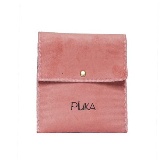 Porta Joias Envelope Suede Rose Piuka