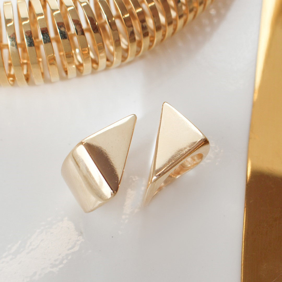 Anel Duplo Natasha Folheado a Ouro 18k