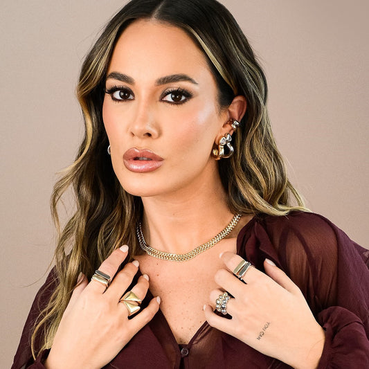 Colar Malha Karla Folheado a Ouro 18k