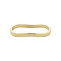 Bracelete Orgânico Liso Aurora Folheado a Ouro 18k - Piuka