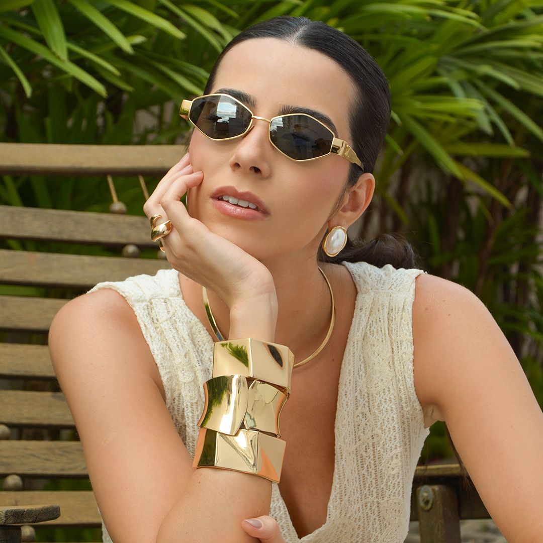 Bracelete Geométrico Lara Dourado